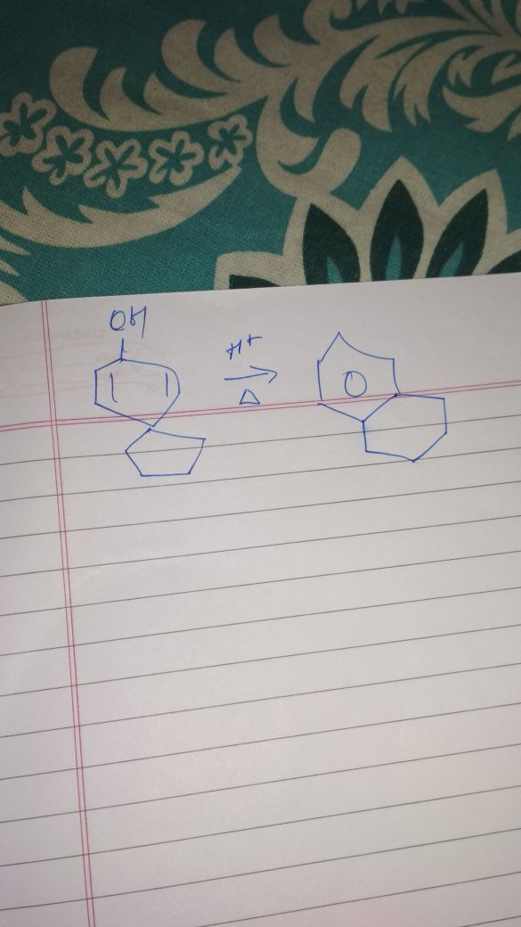 Question image for Mechanism of reaction with full details of electr